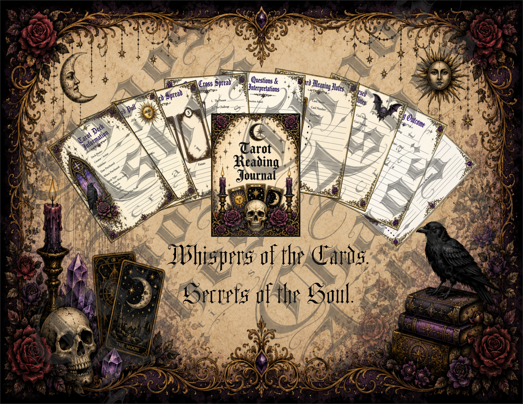 Tarot Reading Journal Printable PDF — For Beginners & Seasoned Readers